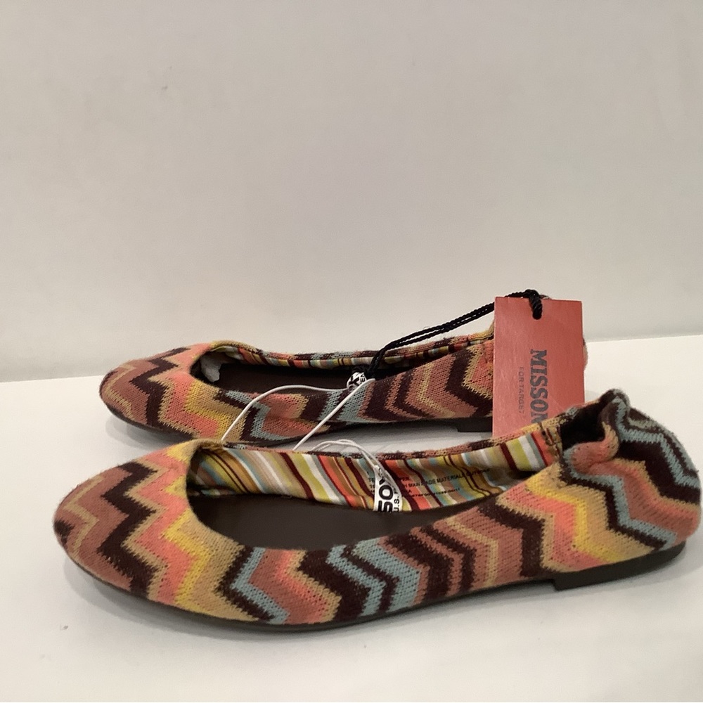 Colorful zig zag Missoni for target shoes